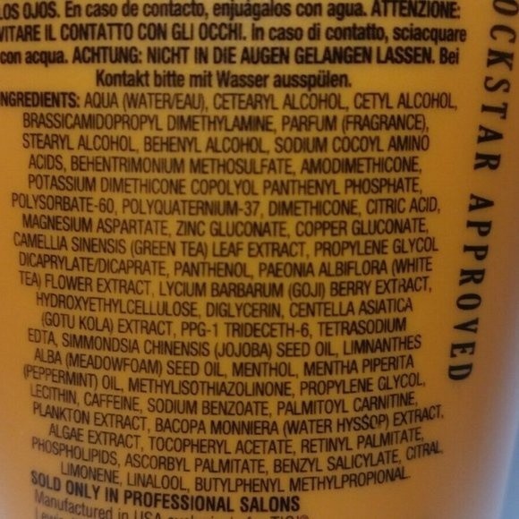 5 TIGI Rockaholic Livin The Dream Conditioner - Picture 10 of 13